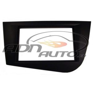 Autoradio Kit de montage 2-din SEAT LEON 05-10 Câble d'installation Cadre Noir