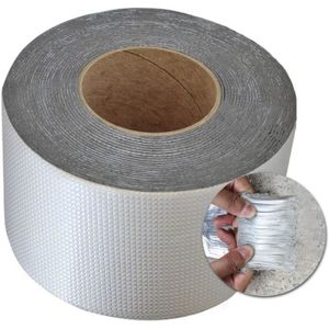 Ruban super imperméable à leau en caoutchouc butyle bande de papier daluminium super repair crack butyl waterproof tape 5cm*5m
