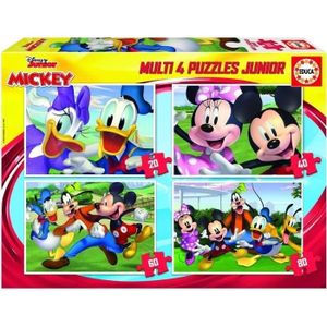 PUZZLE Puzzle progressif Mickey - EDUCA - 18627 - 100-200 pièces - Pour enfants de 3 ans et plus