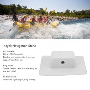 KAYAK Support de navigation pour kayak ESTINK - PVC - Blanc - 2 places - Canoë-kayak