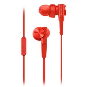 CASQUE - ÉCOUTEURS Sony MDR-XB55AP Extra Bass In-ear Headphone rouge 
