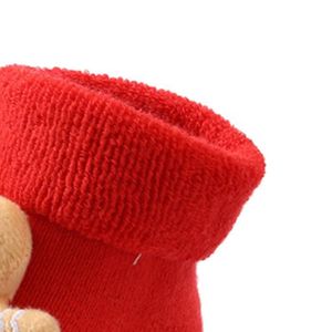 Chaussettes en tricot pour bébé Taille 6-12 mois Multicolore Chaussettes  d'hiver à partir de fil recyclé Tricoté à la main Cadeau durable Noël  Chaussettes zéro déchet -  France