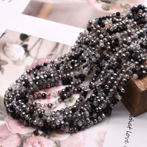 Ganz Femmes Bijoux Noir Gris et Blanc Perlé Strass Bracelet ER23721 