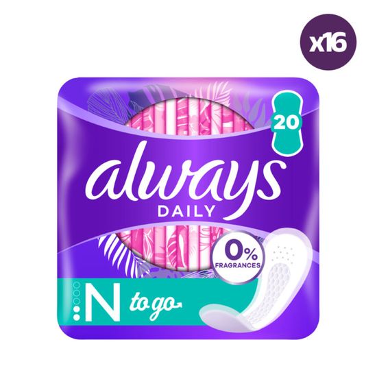 Always Dailies - Lot De 2 Paquets De 46 Protège-slips Larges - 92 Au