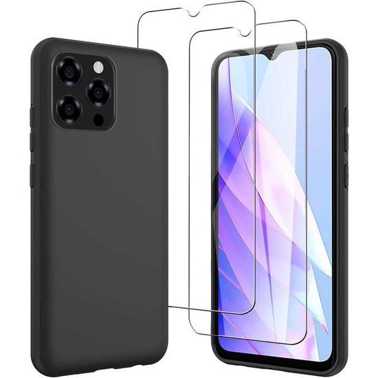 Funda Con Ranuras Y Soporte Para Doogee X97/X97 Pro | TPU Y Cuero Con Estampado De Rosas | Protección 360°