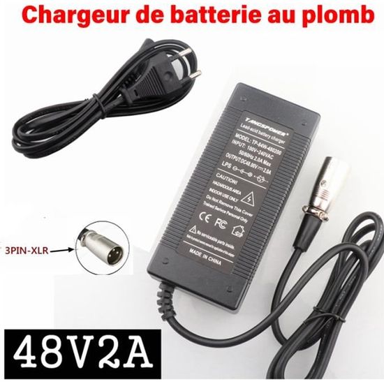 Chargeur velo electrique 48v - Cdiscount
