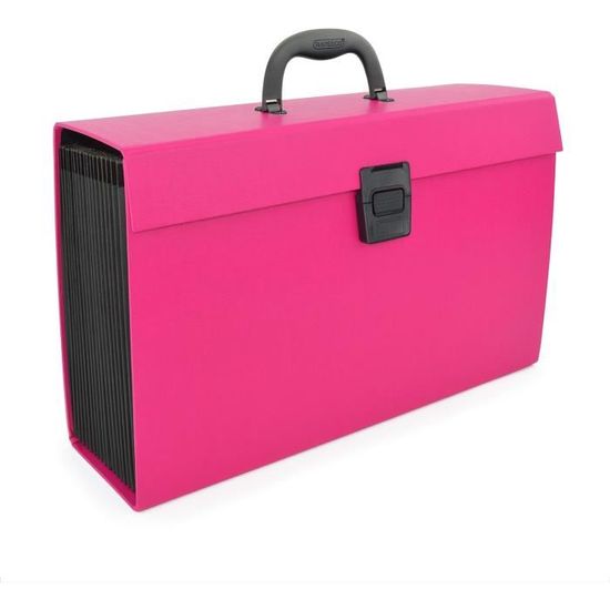 Organisateur De Bureau En Metal - 3 Compartiments Rose