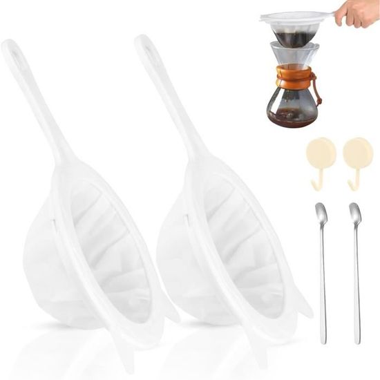 4 Tamis Cuisine En Nylon - 200/300/400/450 Mailles - Filtre Ultra-fin Pour Café, Jus, Vin