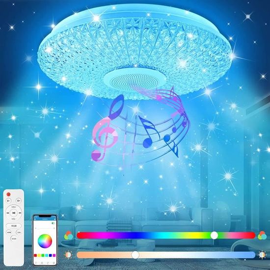 Plafonnier, Changement De Couleur, Enceinte Bluetooth, Vizzini ENKI Inspire D40 86222795