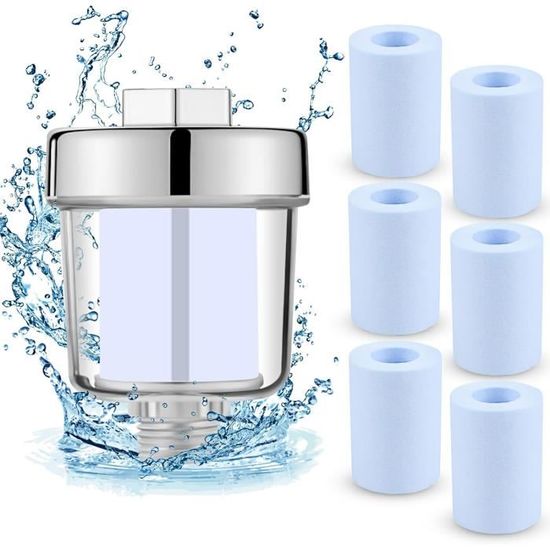 Filtre De Douche, Filtre À Eau De Douche Avec 6 Cartouches Filtre — free download