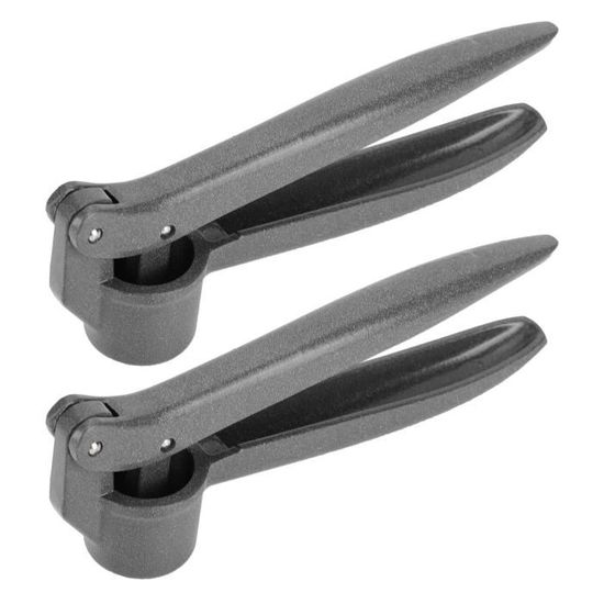 Zaseves Daffy Presse-Ail Multi-Usage 12 Fonctions En Aluminium