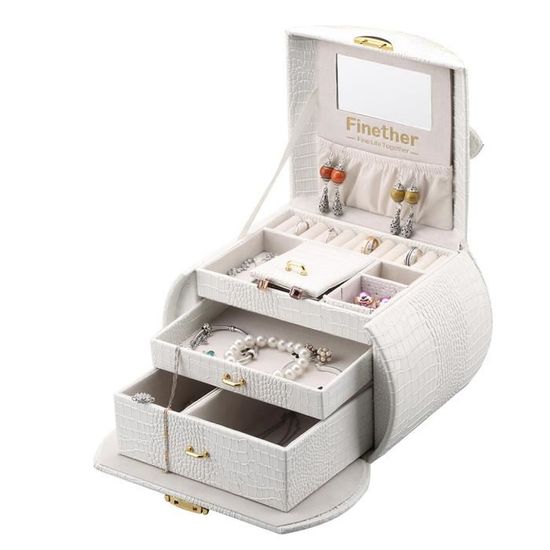 Coffret à bijoux en simili cuir - Accessoires & Bagagerie