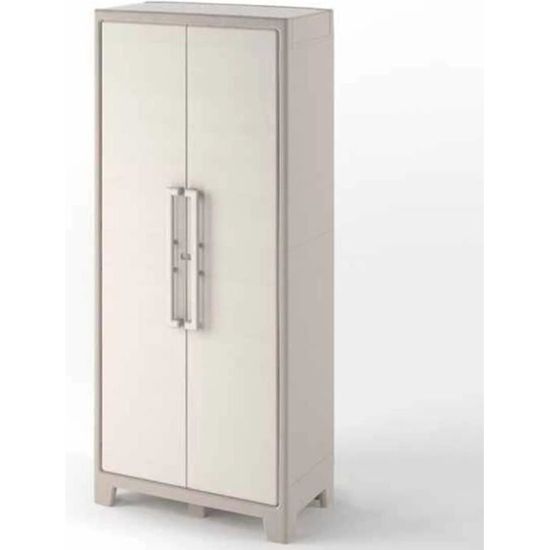 Keter Armoire de rangement avec étagères Gulliver 182 cm Cdiscount Maison