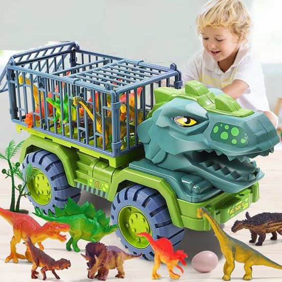 Transporteur de Voiture Dinosaure - KEEJAA - Jouet pour Enfant Transporteur de Voiture Dinosaure - KEEJAA - Jouet pour Enfant