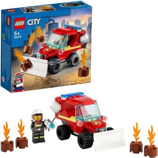 LEGO® City 60279 Le camion des pompiers, Idée Cadeau, Jouet pour Garçons Filles de 5 ans et plus