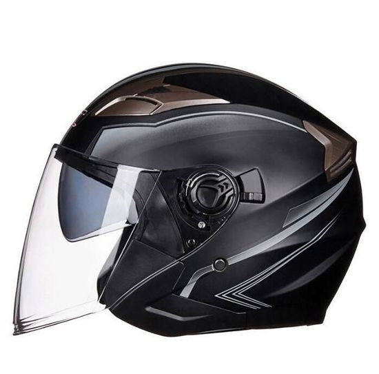 Demi-casque Xl Sécurité Casque Demi-coque Moto Cocoarm - Noir Mat Taille XL - Léger Et Confortable - Visière Amovible - Sécurité Renforcée Demi-casque Xl Sécurité Casque Demi-coque Moto Cocoarm - Noir Mat Taille XL - Léger Et Confortable - Visière Amovible - Sécurité Renforcée