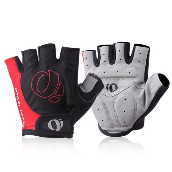 Gants Cyclisme Demi-doigts ROCKBROS - Noirs, Antidérapants - Homme/Femme