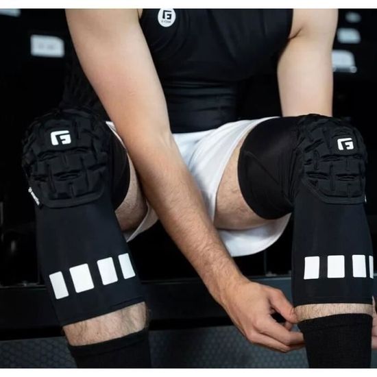 G-Form Pro Padded Compression Knee Sleeve (Paire) - Blanc