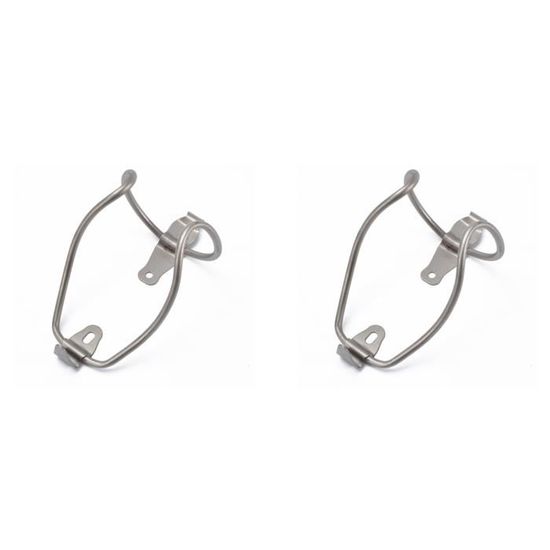 2 colliers fixation Porte gourde bidon en ALU pour ANCIEN vélo D4
