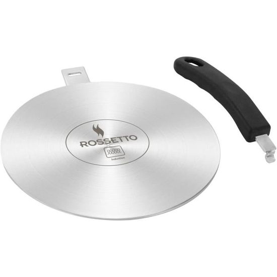 Plaque Diffuseur Pour Induction 16 Cm - Poignée Amovible - Compatible Gaz Et Vitrocéramique