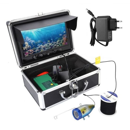 Caméra De Pêche Sous-marine Avec Moniteur LCD 7 Pouces HD, Détecteur De Poissons Portable, Neuf
