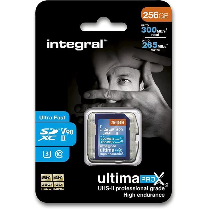 Carte MicroSD Lexar Blue 256Go - Vitesse Lecture 160 Mo/s - UHS-I U3 V30 A2 - Pour Smartphone/Drone/Action Cam