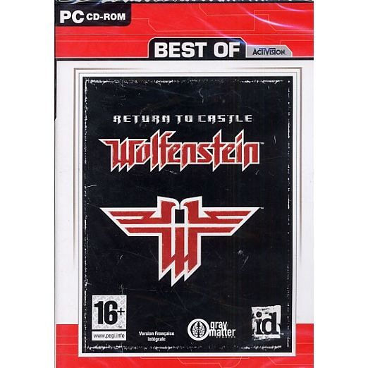 Deg Return To Castle Wolfenstein / PC Cd-Rom