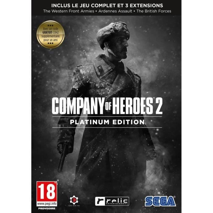 Just For Games Company Of Heroes 2 Edition Platinium Jeu PC