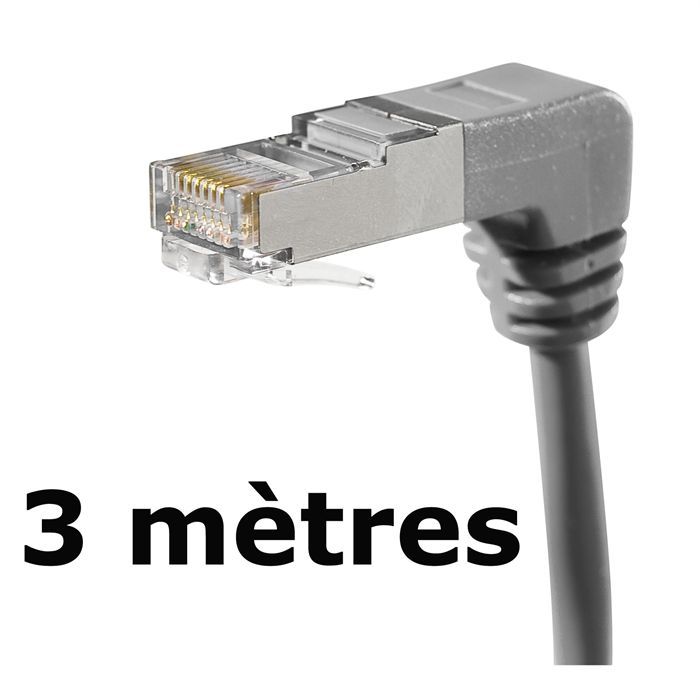 CUC Cordon RJ45 Coudé Bas