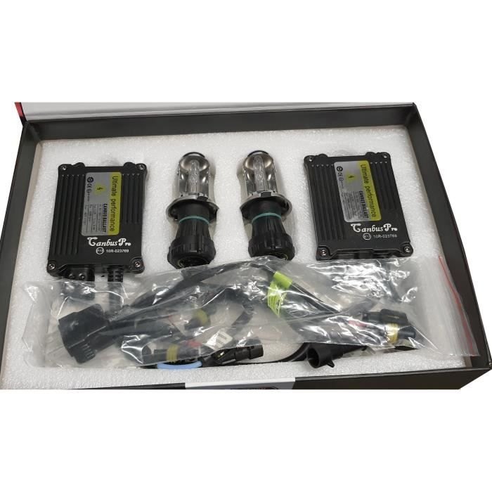 Kit xenon canbus pro 35w ampoule H4 Bixénon phare 12000K
