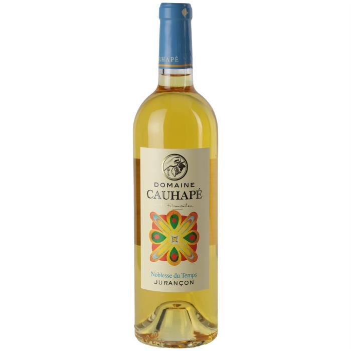 Jurançon Moelleux Noblesse du temps Blanc 2016 - 75cl - Domaine Cauhapé - Vin Doux AOC Blanc du Sud-Ouest - Cépage Petit Manseng
