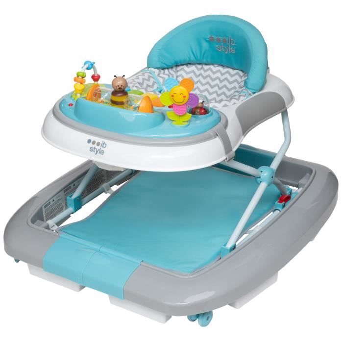 trotteur bébé - ib style® - WAVE trotteur bébé - Son & lumière - Balançoire - MENTHE - Certifié EN 1273:2020