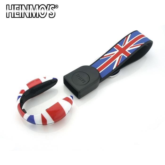 Coque clé,Coque pour clé de voiture, housse pour MINI Cooper F60 JCW, accessoires MINI Cooper, modèles - Type Red Union Jack AB