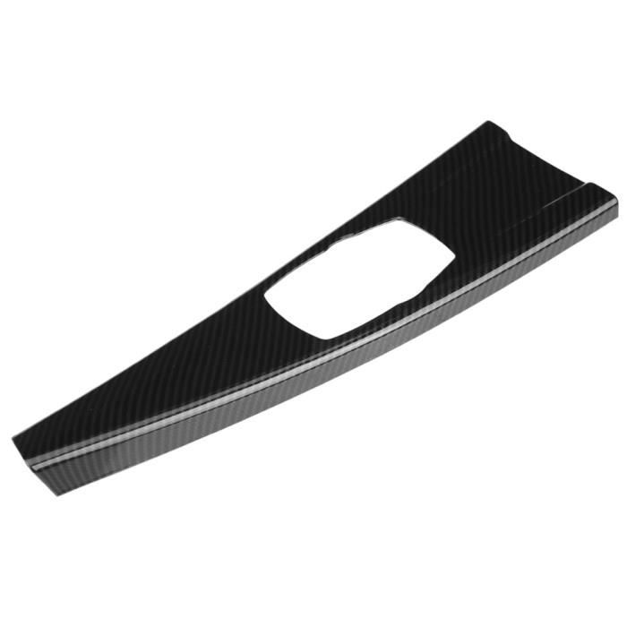 Pièces Auto,Couverture de panneau en Fiber de carbone, garniture de panneau multimédia d'intérieur, design radian, pour BMW 3 F30