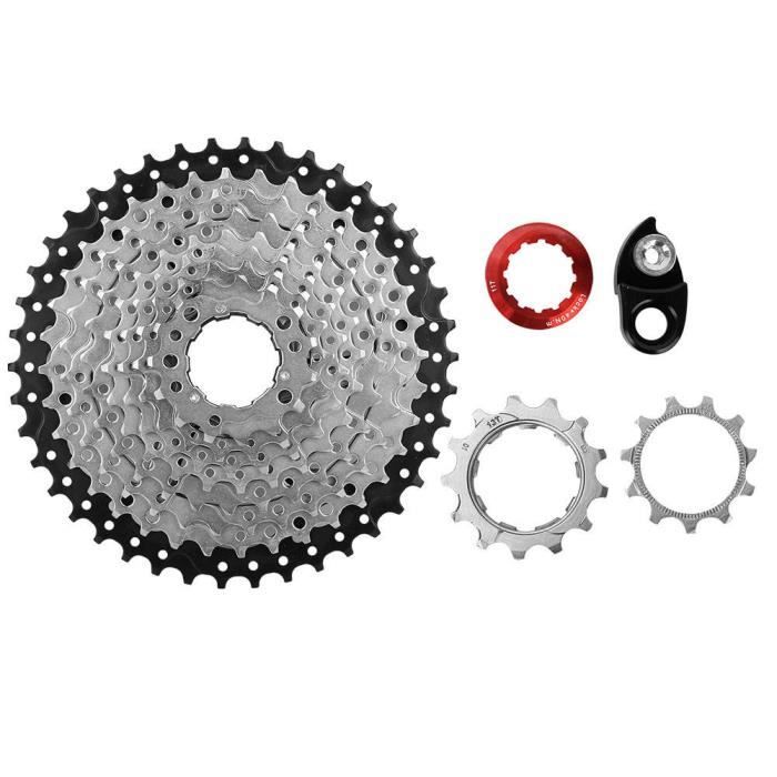 ARAMOX roue libre 11-42 dents Pignon de roue libre de cassette 10 vitesses 11-42T accessoire de pièce de rechange pour vélo de