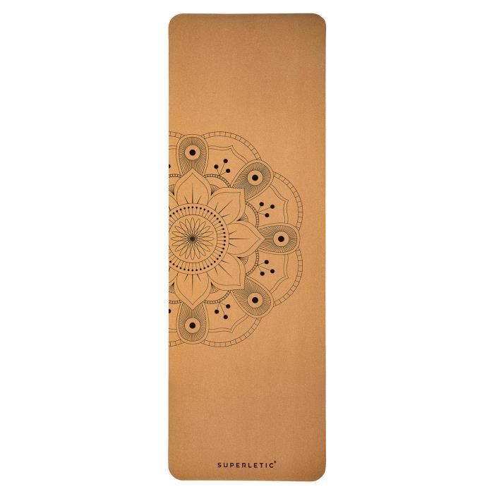 Tapis de yoga - Capital Sports - Limited Edition - En liège - Antidérapant - 183x61cm - Liège