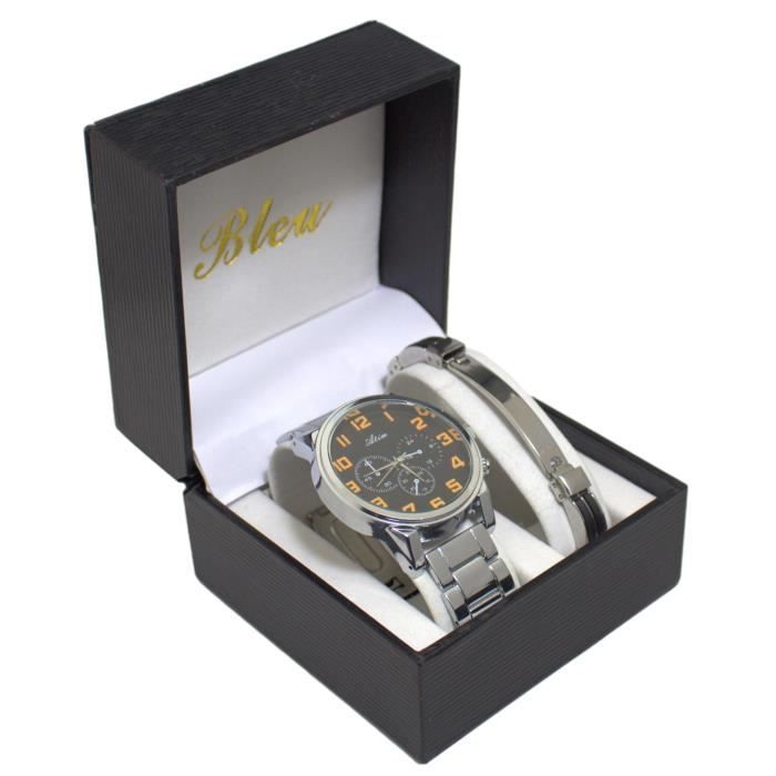 MONTRE HOMME ERNEST BLACK COLLECTION COLLECTION AVIATOR NAVY