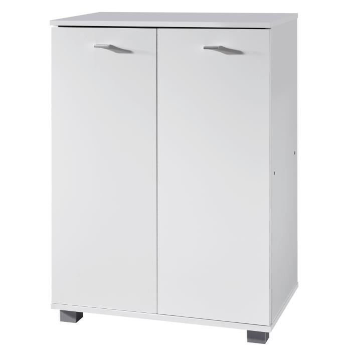 Meuble à chaussures - FineBuy - Blanc - 60 x 90 x 35 cm