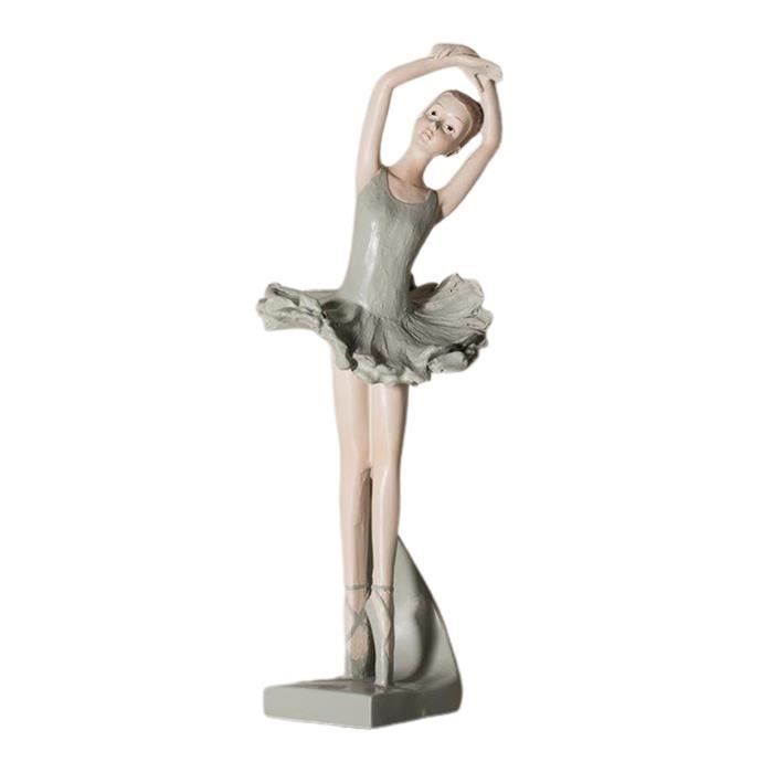Résine Élégant Figurine Vivid Charme allet Danseur Statue Étagère de ureau Table Ornement de Collection Accueil ureau B