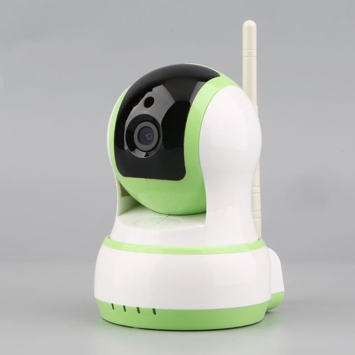 Caméra IP de sécurité de surveillance sans fil Wi-Fi DC5V - 2A domestique(vert)