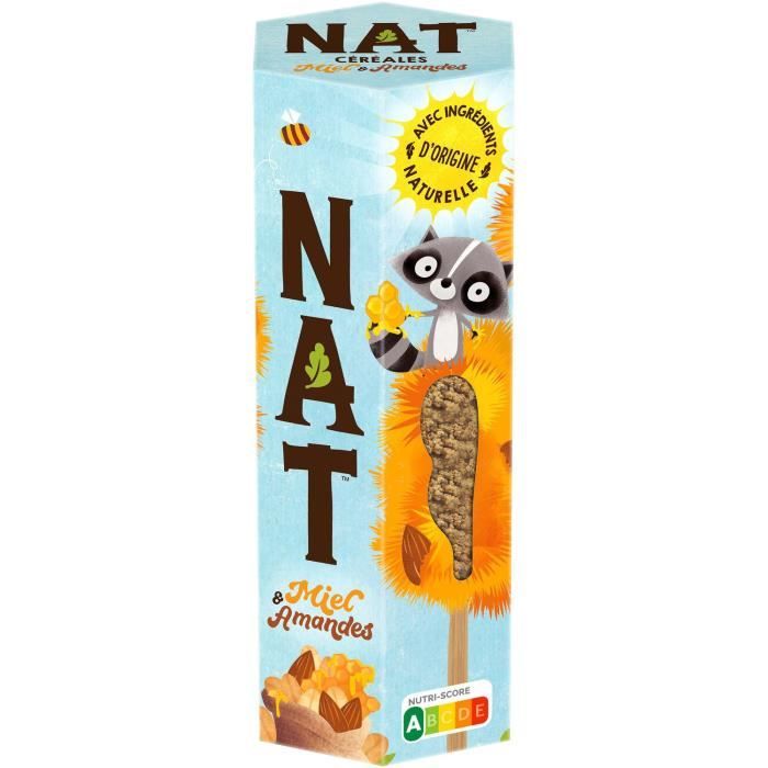 Cafe Moulu - LOT DE 3 - NAT - Céréales miel & amandes 270g