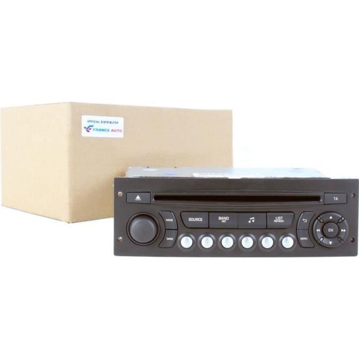 Autoradio Lecteur CD Bluetooth RD45 C3 II C4 C5 III DS3 Jumpy III Peugeot 207 301 3008 5008 Expert III 98053736XT 98041626XT