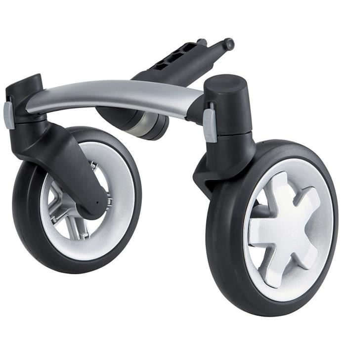 Quinny kit roues avant noires.