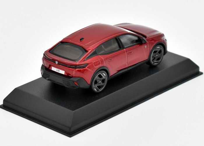 Voiture miniature - NOREV - Peugeot 408 GT 2023 - Rouge - Intérieur - 1/43
