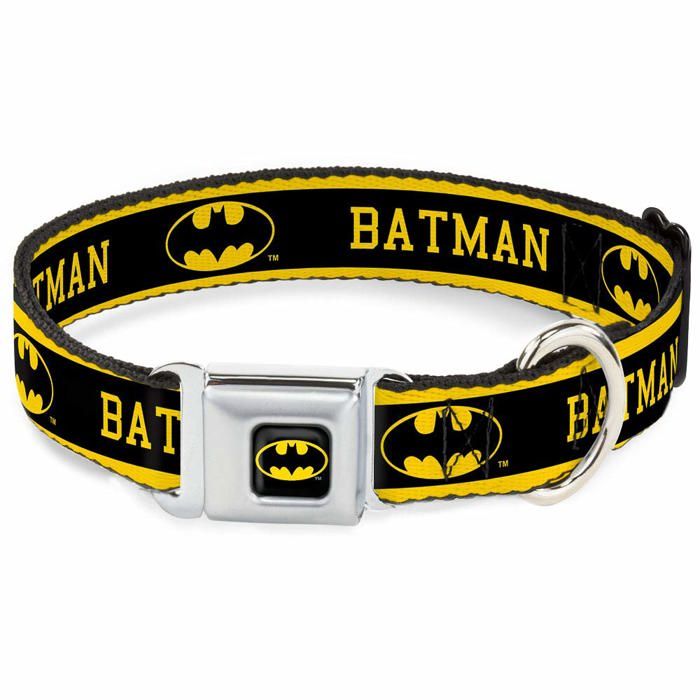 Comparer les prix de Collier Buckle down - DC-WBM111-M - BMC Batman Noir/Jaune Collier de Chien