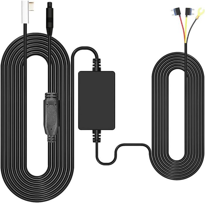 Kit Câblage Dur USB-C Dashcam 12-24V - Fusibles Type C + Outil Installation - Alimentation Caméra Voiture Parking 24h/7j