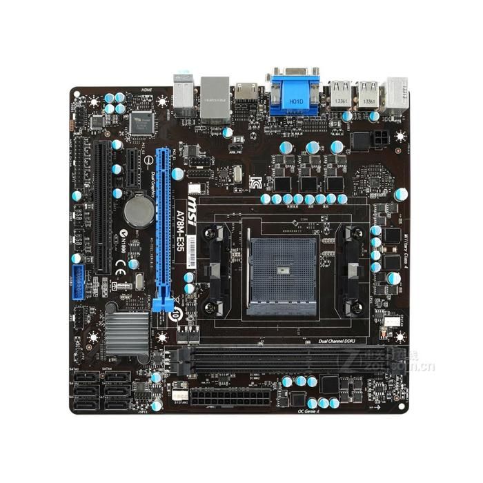Carte mère MSI A78M-E35 AMD A78 Socket FM2+ 2xDDR3 SDRAM 32 Go Micro ATX - Reconditionné MSI sur Cdiscount Seconde Vie