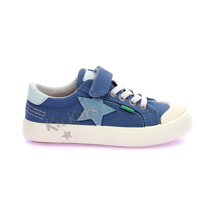 Kickers KICKERS Baskets basses Kickgoldi Bleu etoile