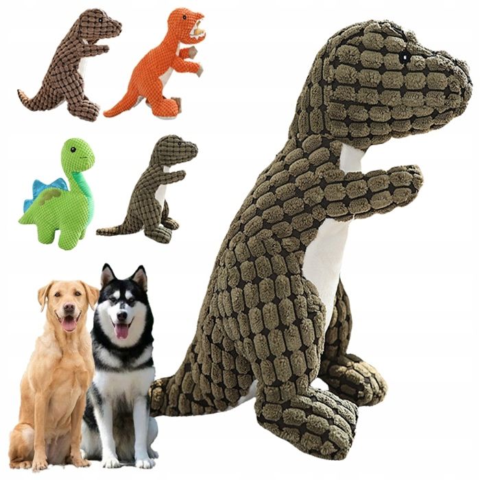 DinosaurePeluche à mâcher en pour chienjouet sonore pour chiotsrésistant aux morsuresnettoyanimaux de compagnie fournitures