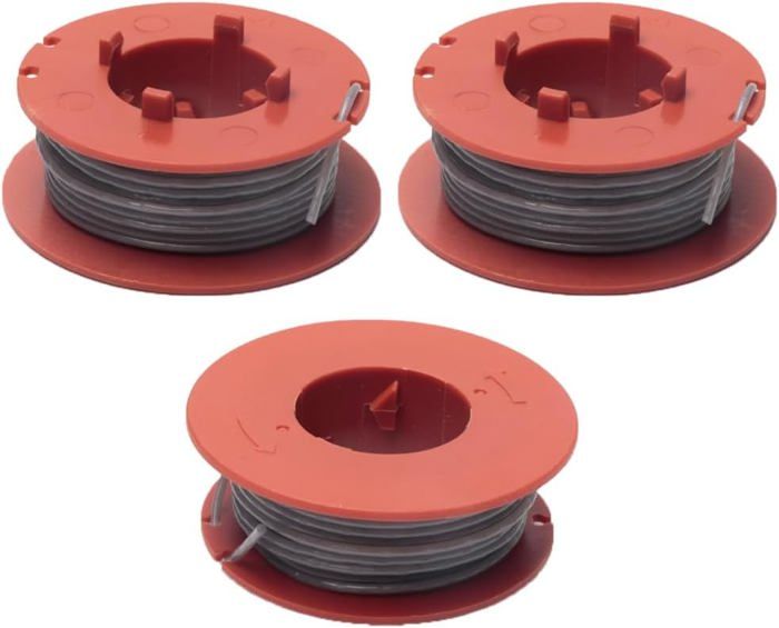 Bobine De Fil De Rechange Pour Coupe-Herbe Ryobi,6 Pièces Avec Capuchon